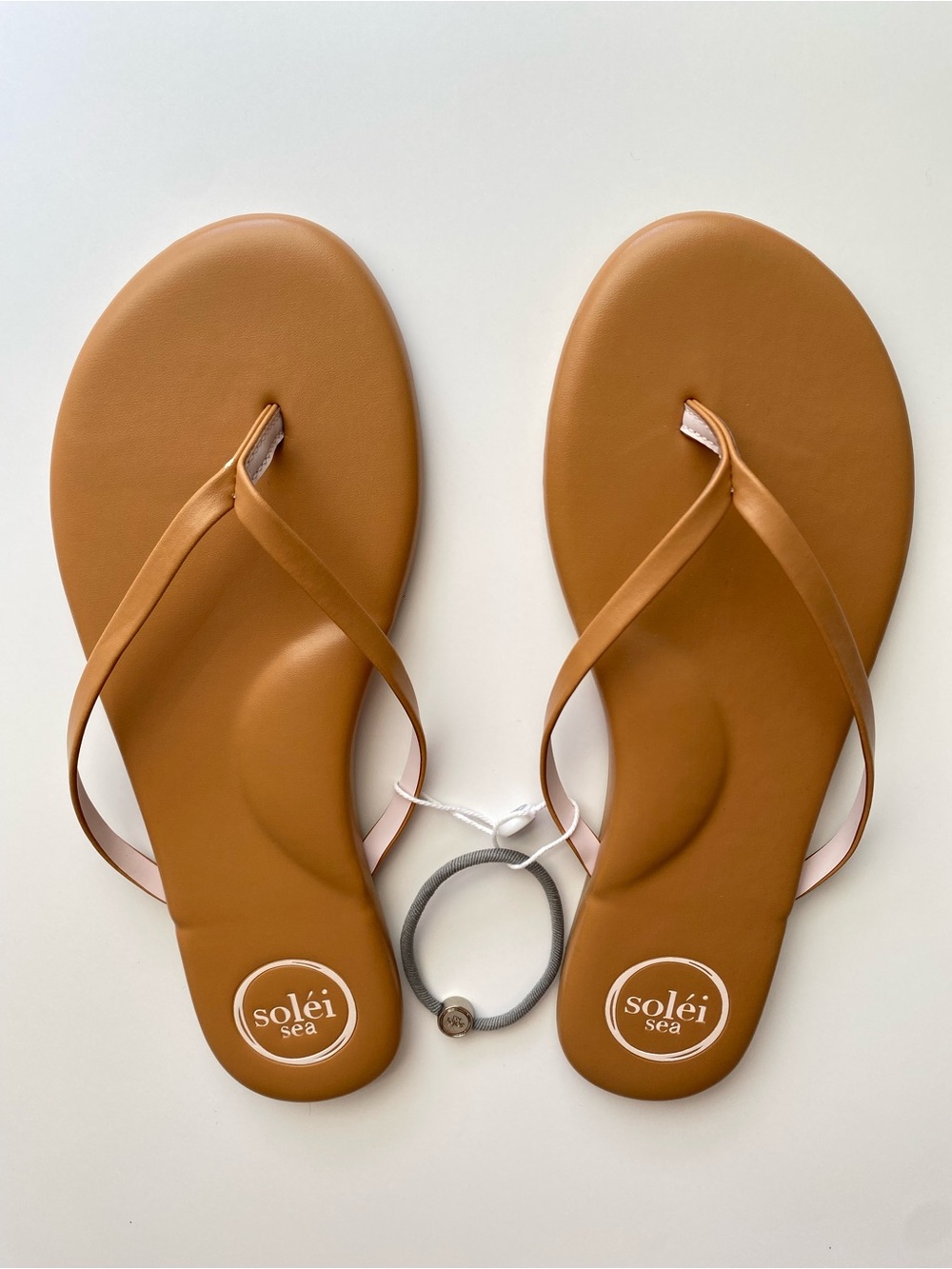 NEW Solei Sea Indie Sandal Nude Pink Flip Flops Minimalist Beach
